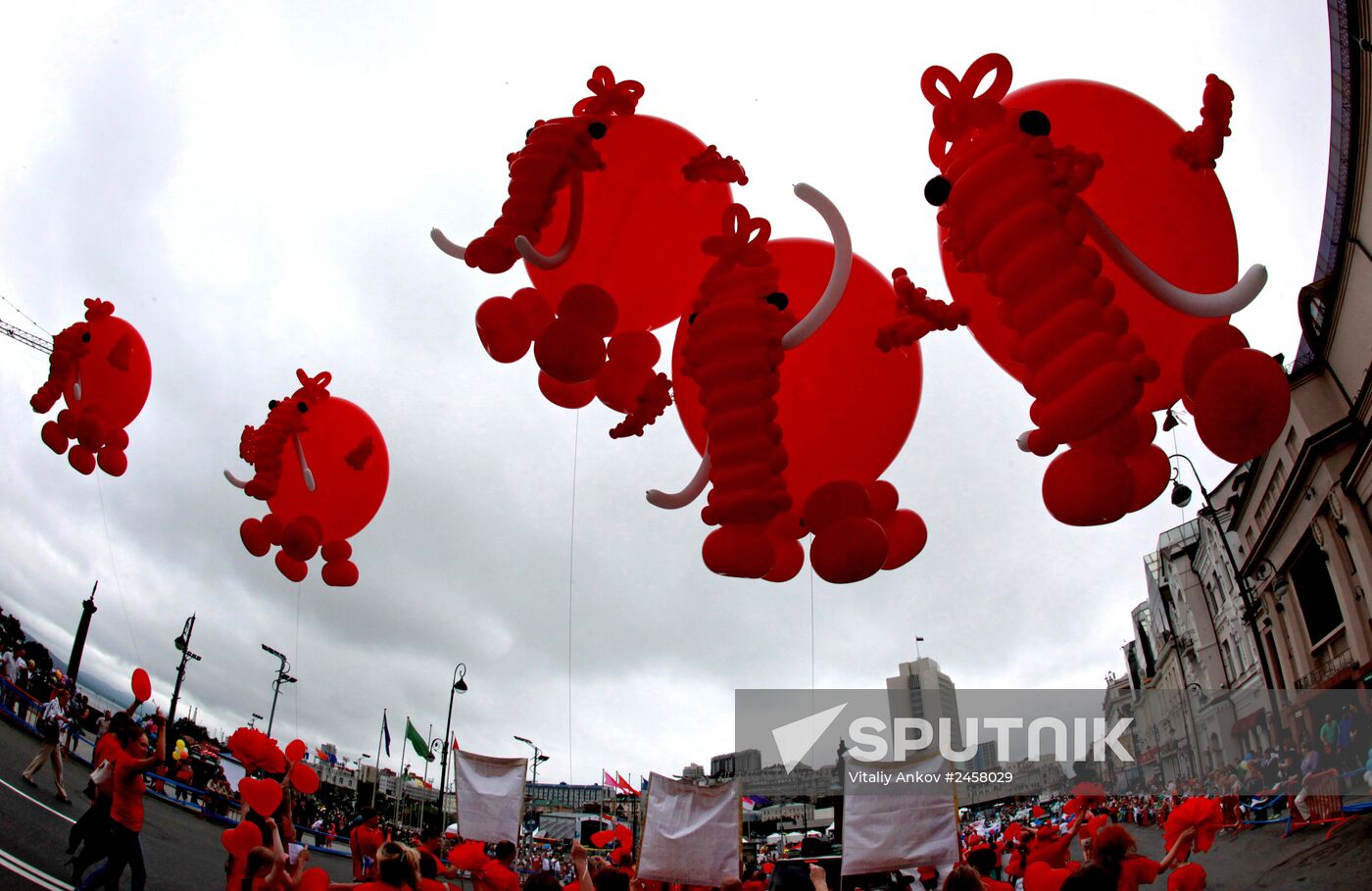 Celebration of Vladivostok's 154th anniversary.