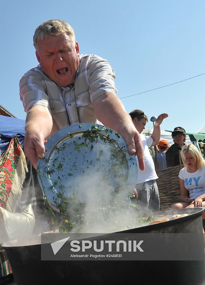 Ethnographic festival Donskaya Ukha (Don Fish Soup) in Rostov Region