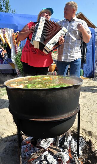Ethnographic festival Donskaya Ukha (Don Fish Soup) in Rostov Region