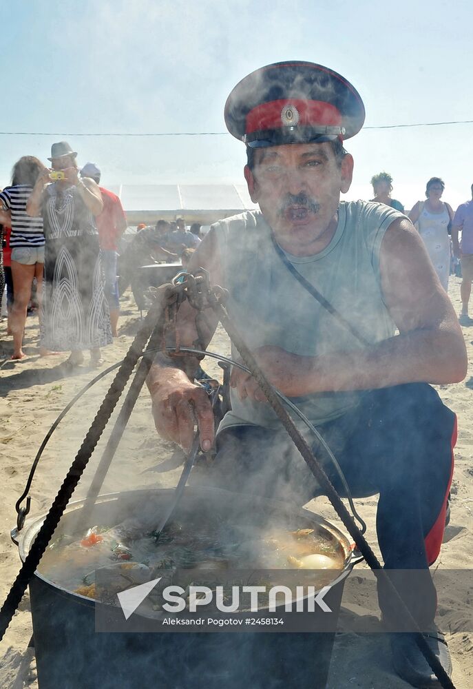 Ethnographic festival Donskaya Ukha (Don Fish Soup) in Rostov Region