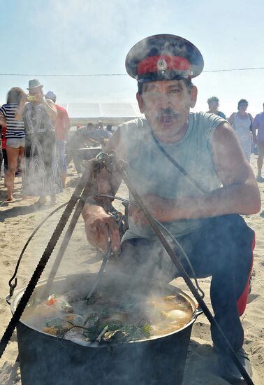 Ethnographic festival Donskaya Ukha (Don Fish Soup) in Rostov Region