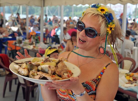 Ethnographic festival Donskaya Uha (Don Fish Soup) in Rostov Region