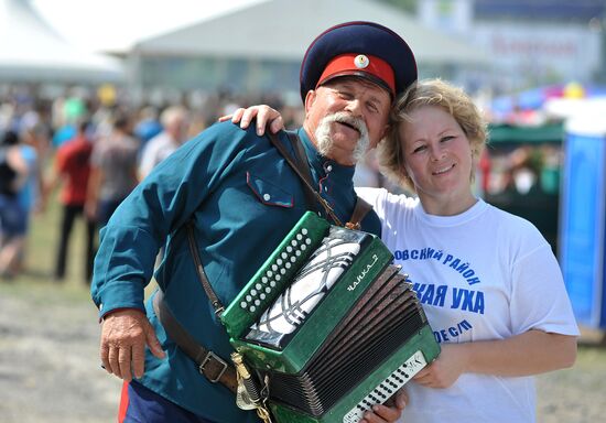 Ethnographic festival Donskaya Ukha (Don Fish Soup) in Rostov Region