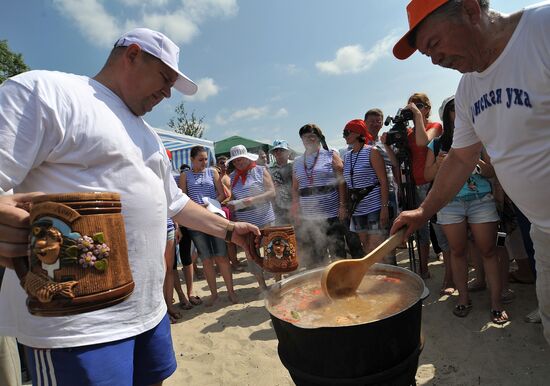 Ethnographic festival Donskaya Ukha (Don Fish Soup) in Rostov Region