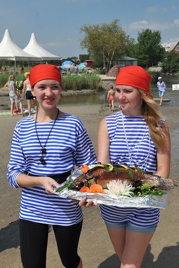 Ethnographic festival Don Fish Soup in Rostov Region