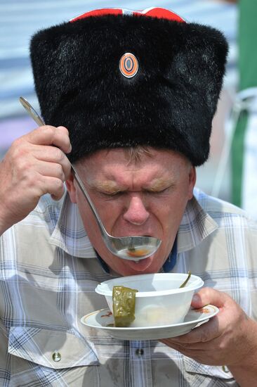 Ethnographic festival Donskaya Ukha (Don Fish Soup) in Rostov Region