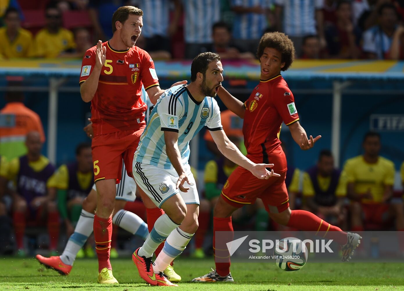 FIFA World Cup 2014. Argentina vs. Belgium