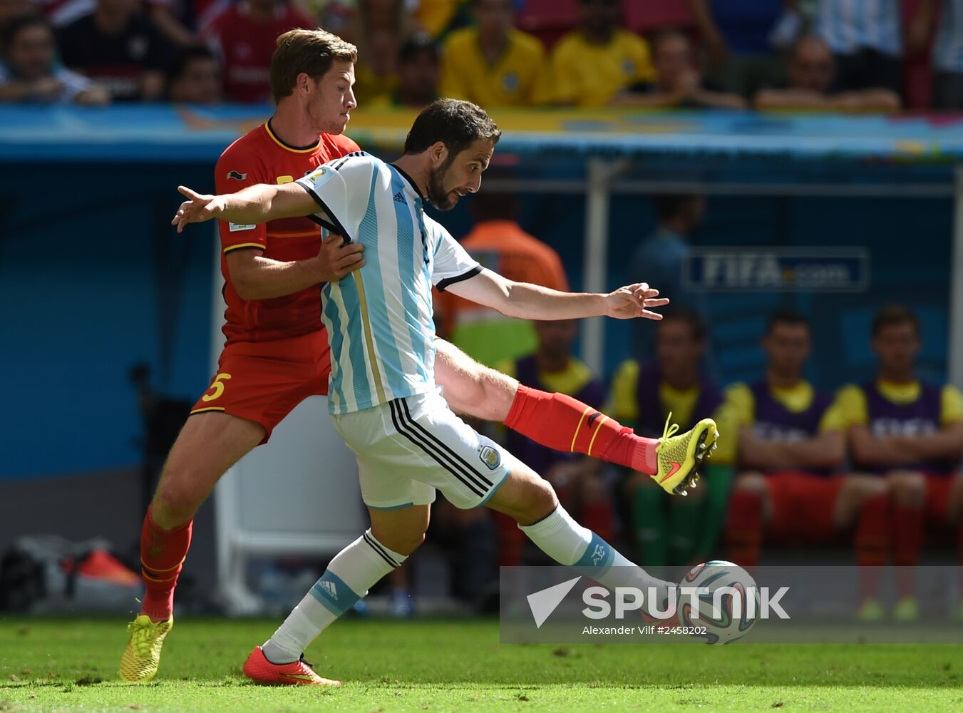 FIFA World Cup 2014. Argentina vs. Belgium