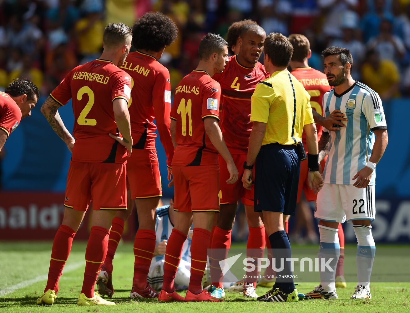 FIFA World Cup 2014. Argentina vs. Belgium