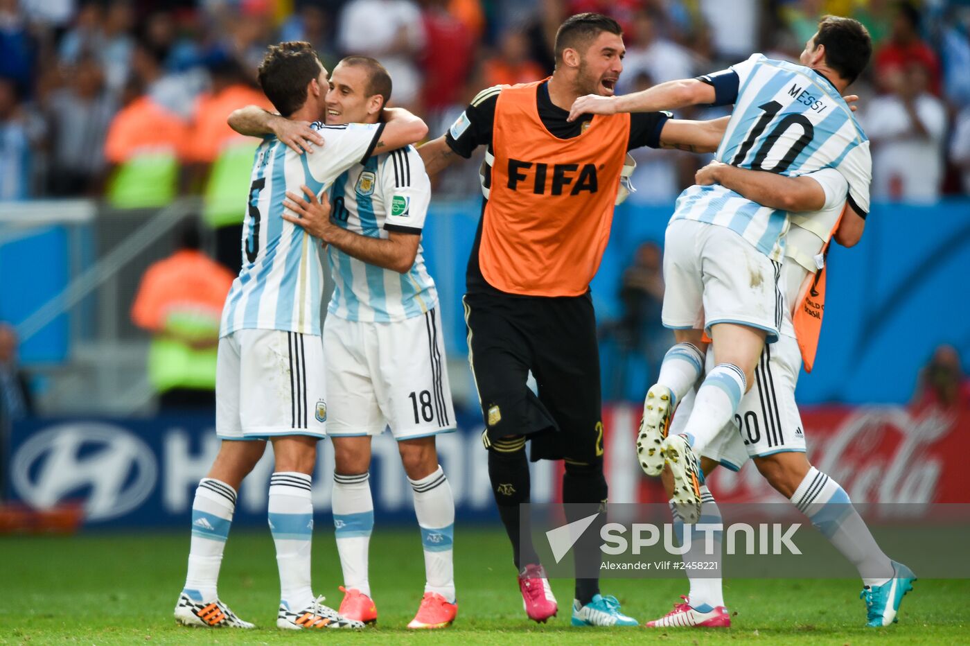 FIFA World Cup 2014. Argentina vs. Belgium