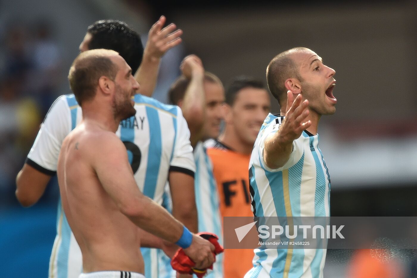 FIFA World Cup 2014. Argentina vs. Belgium