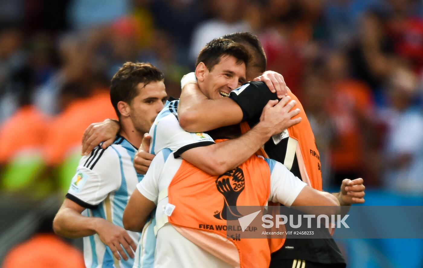 FIFA World Cup 2014. Argentina vs. Belgium