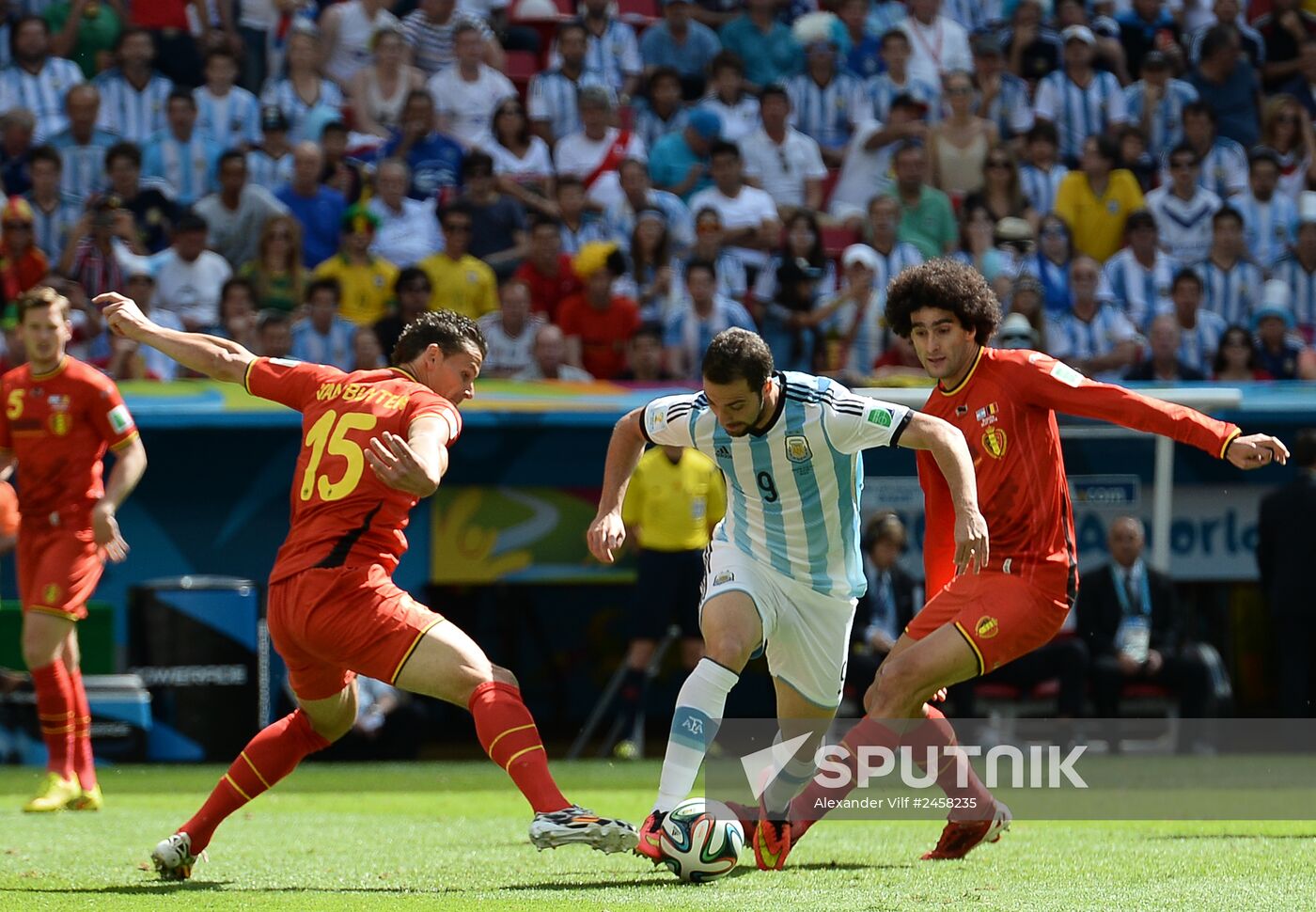 FIFA World Cup 2014. Argentina vs. Belgium