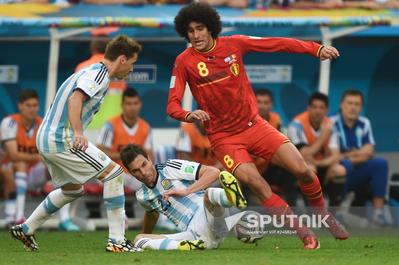 FIFA World Cup 2014. Argentina vs. Belgium