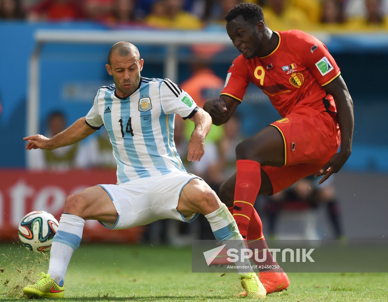 FIFA World Cup 2014. Argentina vs. Belgium