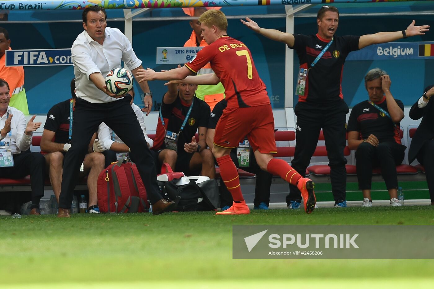 FIFA World Cup 2014. Argentina vs. Belgium