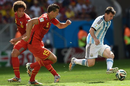 FIFA World Cup 2014. Argentina vs. Belgium