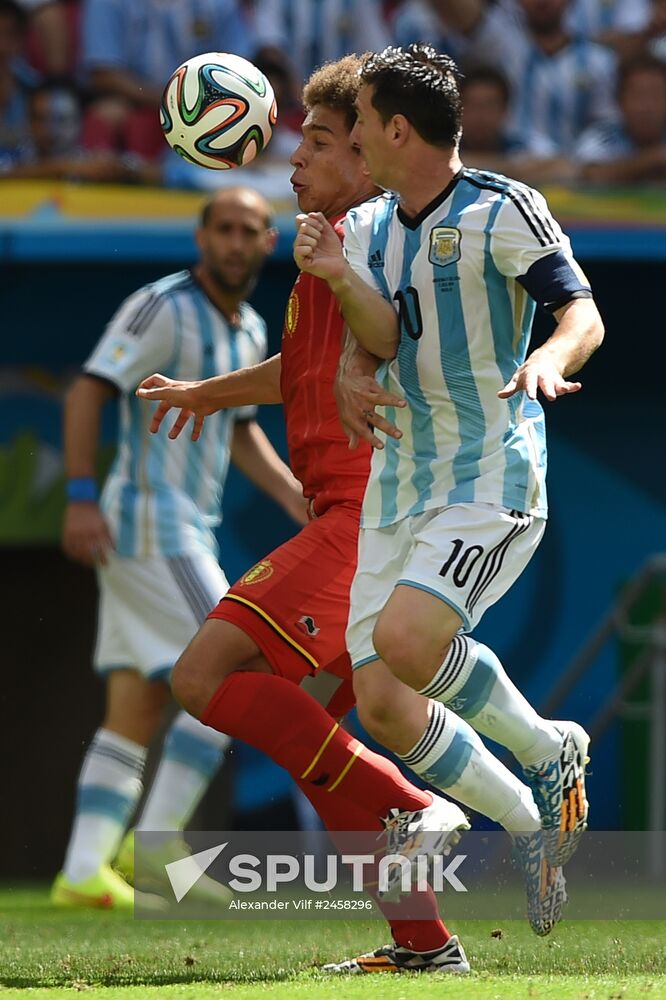 FIFA World Cup 2014. Argentina vs. Belgium