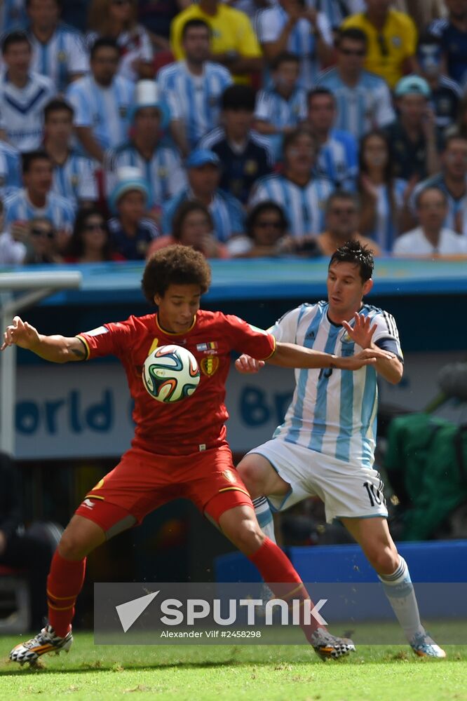 FIFA World Cup 2014. Argentina vs. Belgium