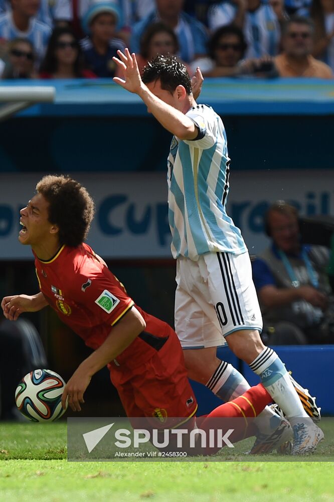FIFA World Cup 2014. Argentina vs. Belgium