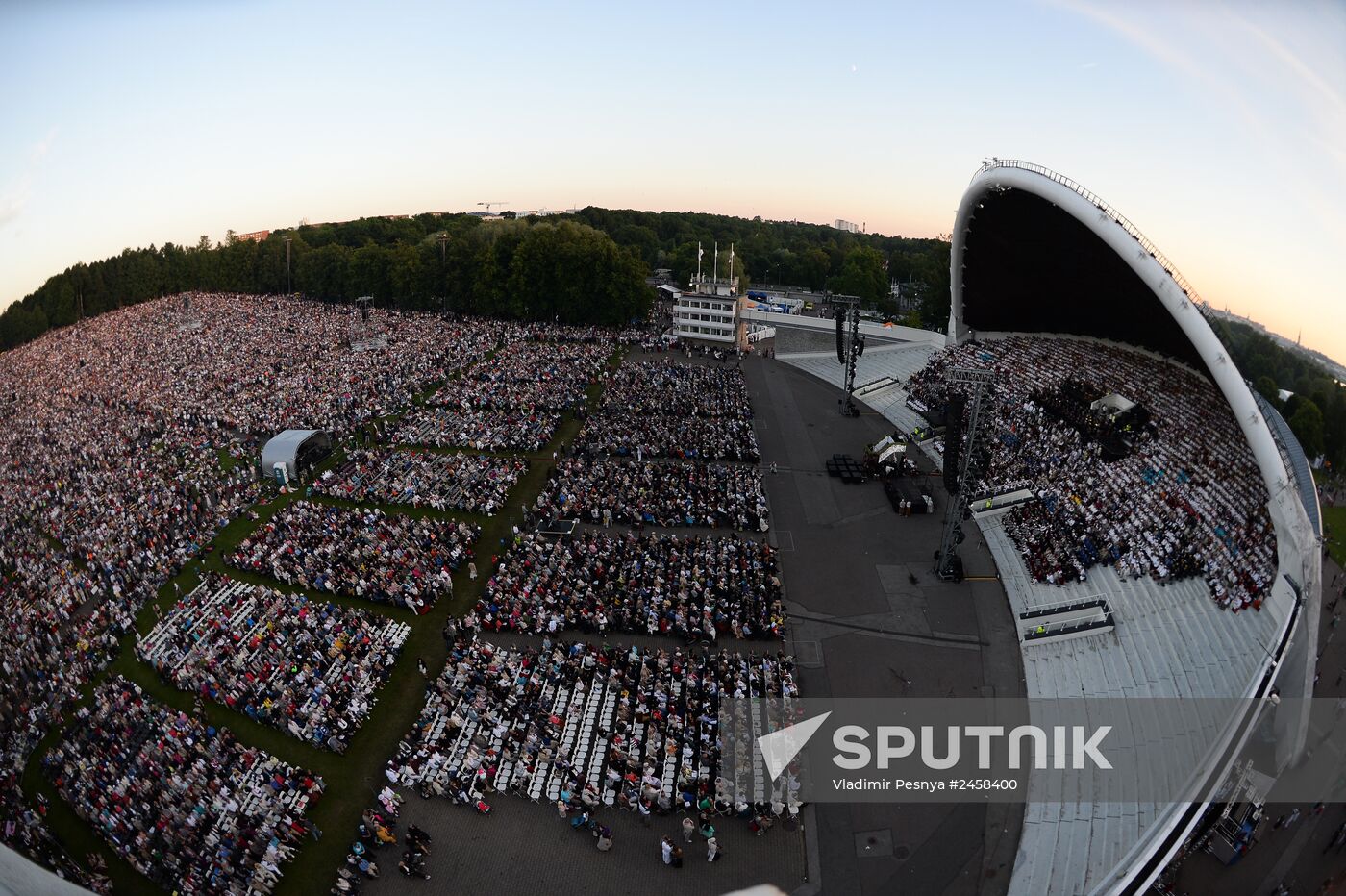 Opening of 26th Song Festival on Song Festival grounds in Tallinn