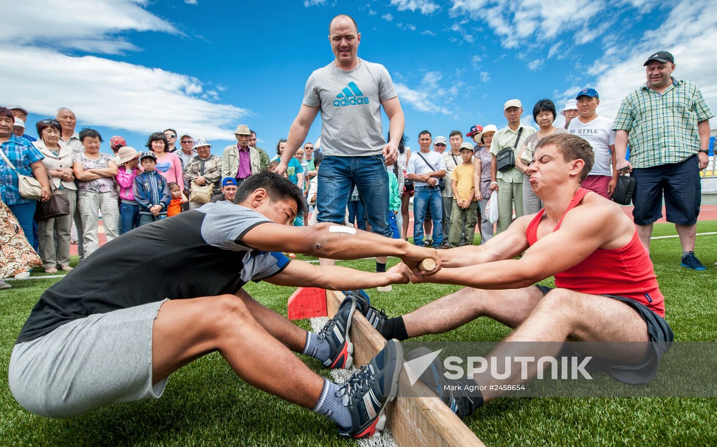 Sukharban athletic festival in Buryatia