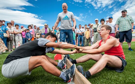 Sukharban athletic festival in Buryatia