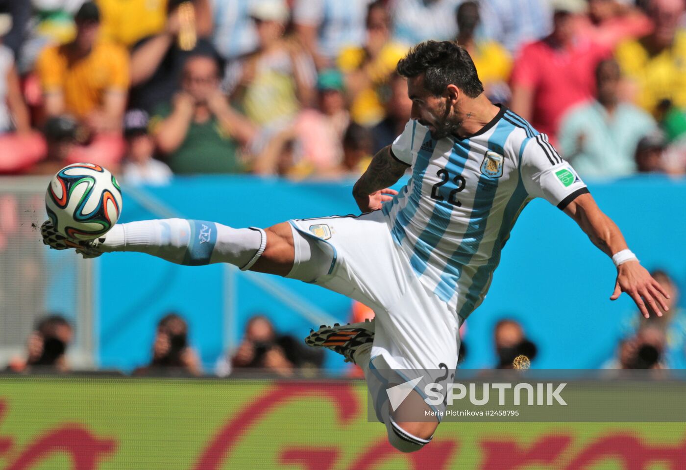 2014 FIFA World Cup. Argentina vs. Belgium