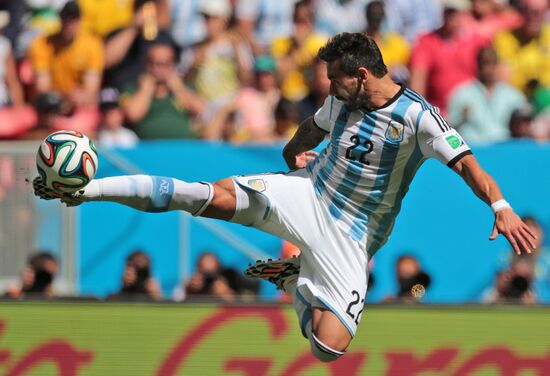 2014 FIFA World Cup. Argentina vs. Belgium