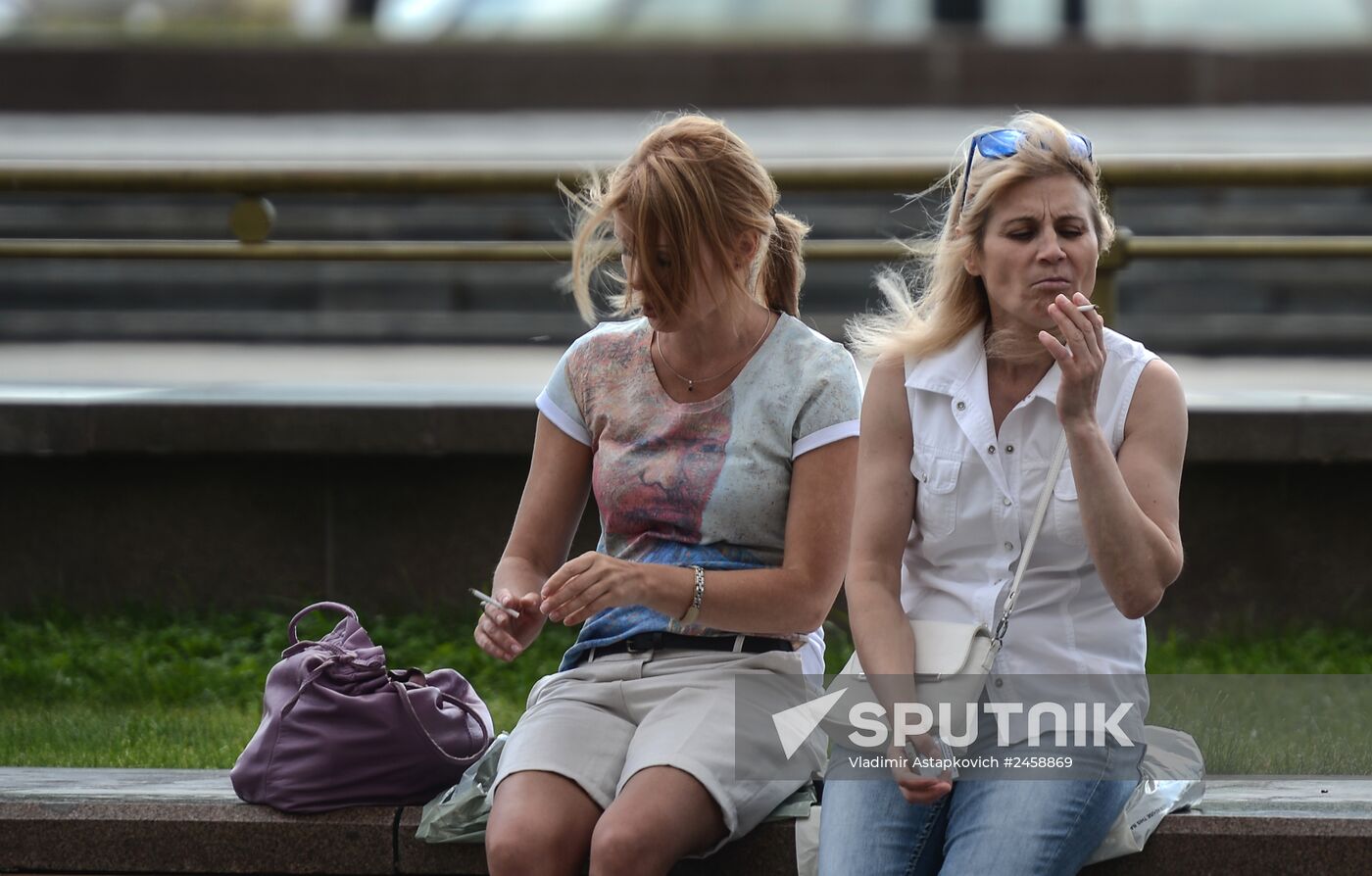Smoking in public places
