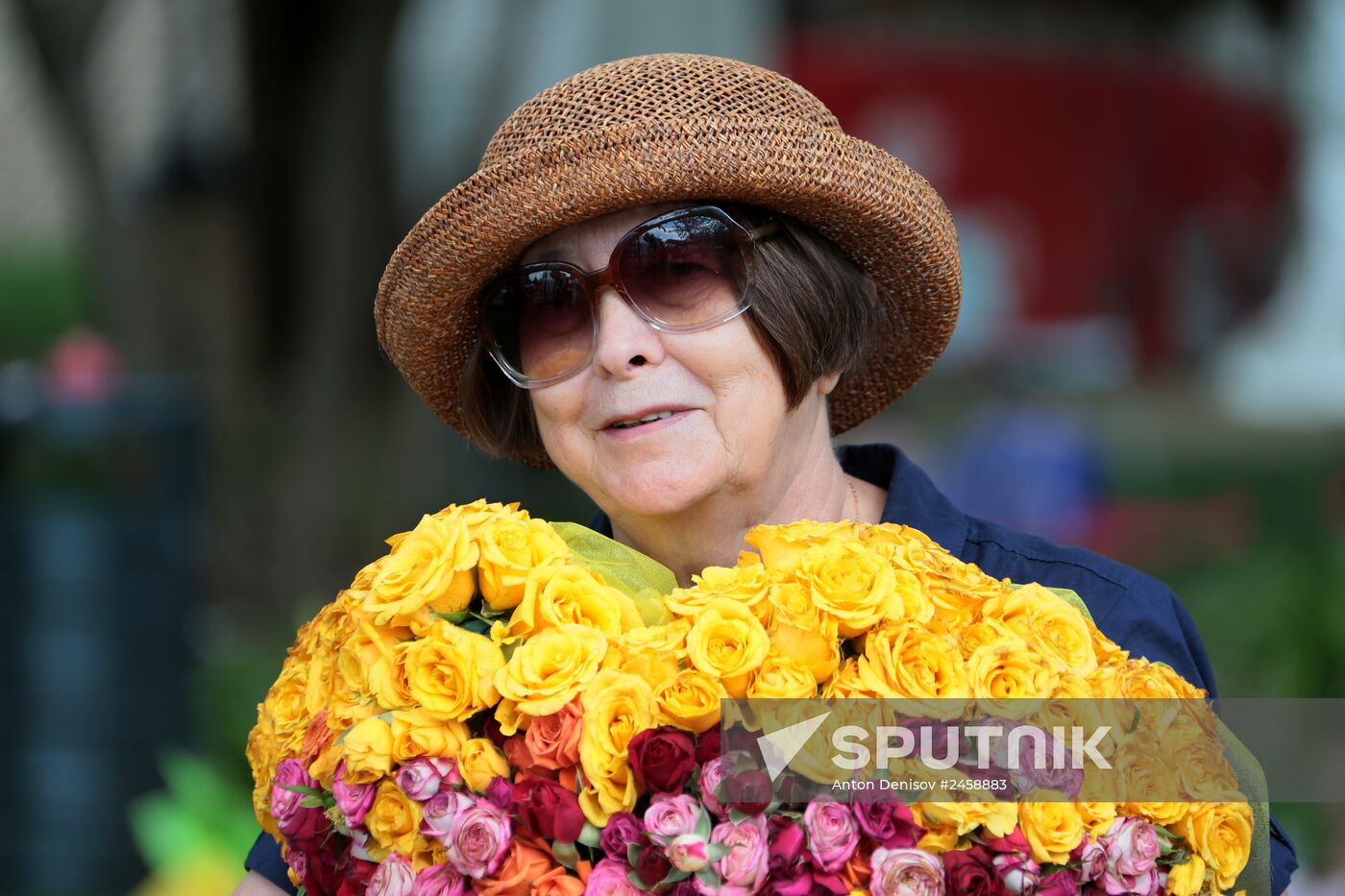 Moscow Flower Show in Gorky Park