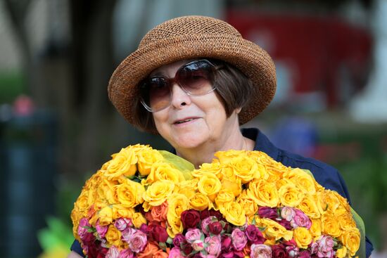 Moscow Flower Show in Gorky Park
