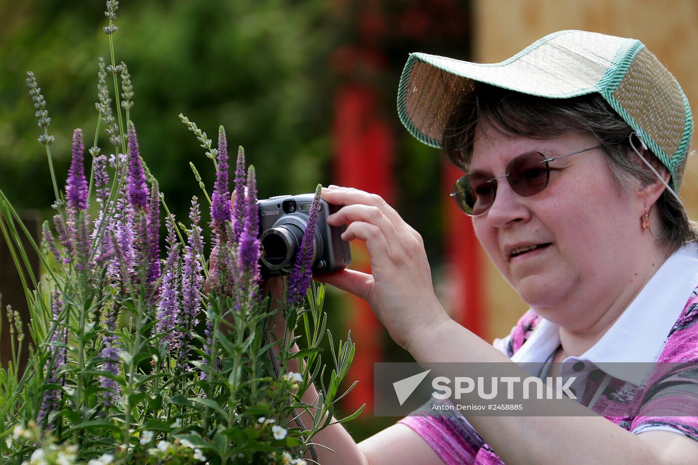 Moscow Flower Show in Gorky Park