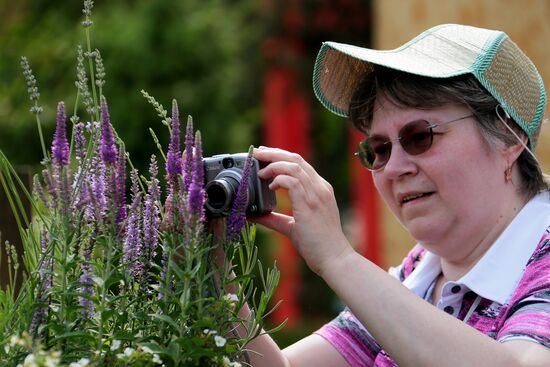 Moscow Flower Show in Gorky Park