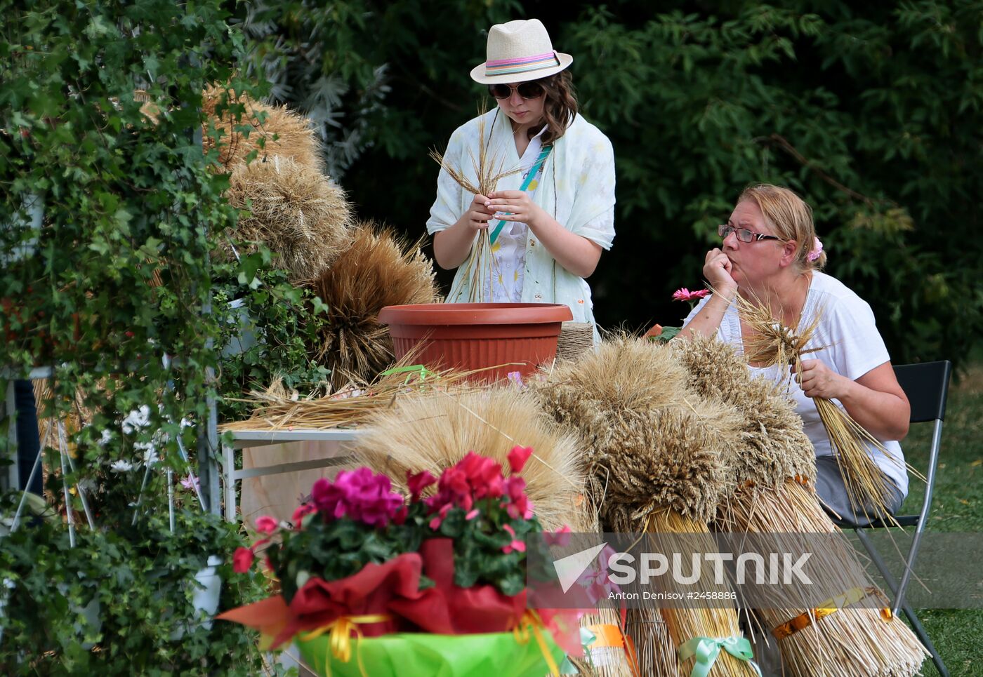 Moscow Flower Show in Gorky Park