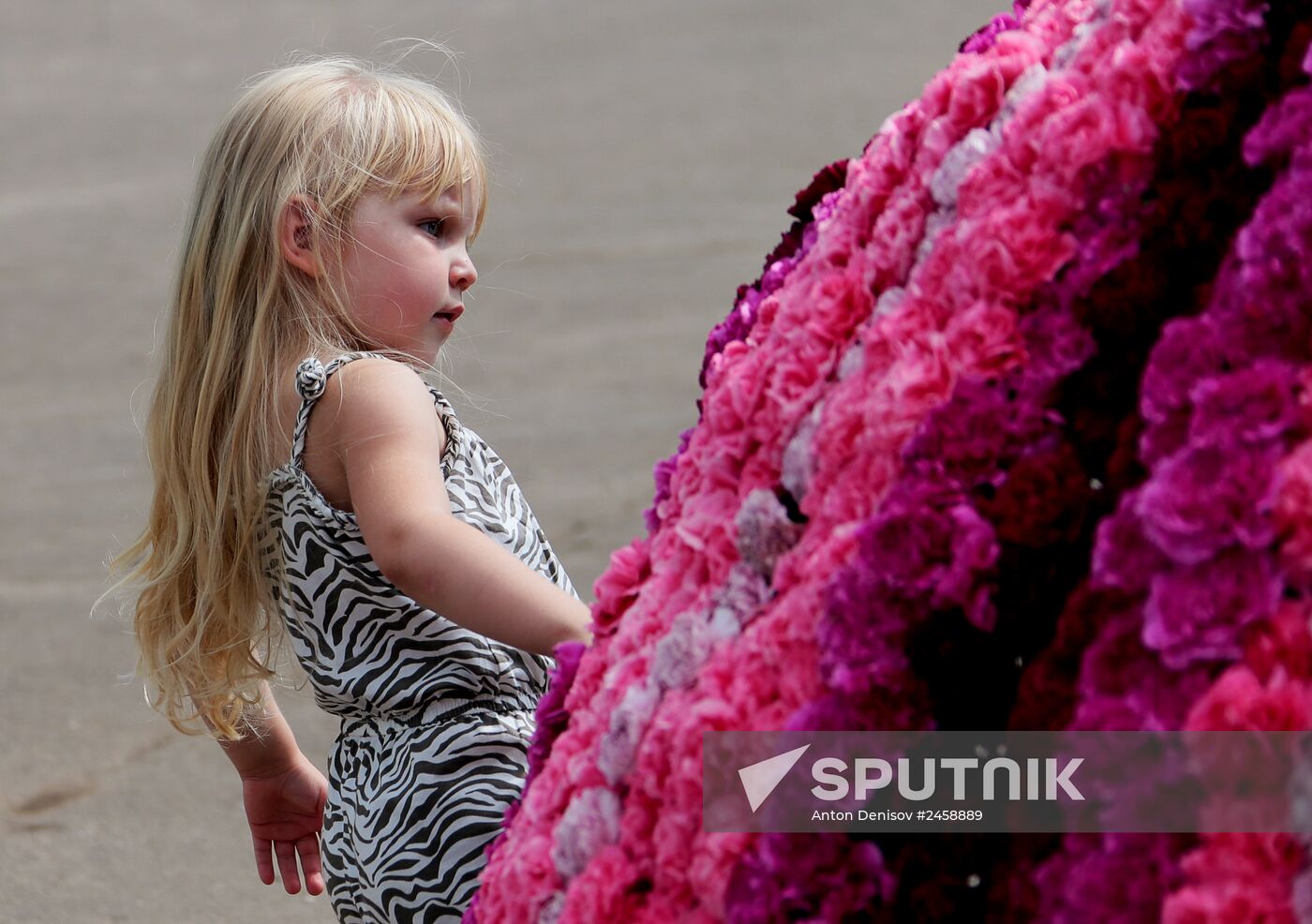 Moscow Flower Show in Gorky Park