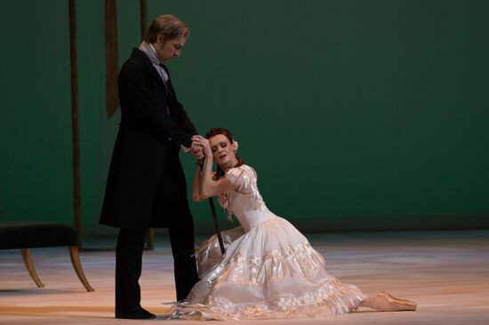 Rehearsing one act ballet "Marguerite and Armand" at Mariinsky Theater