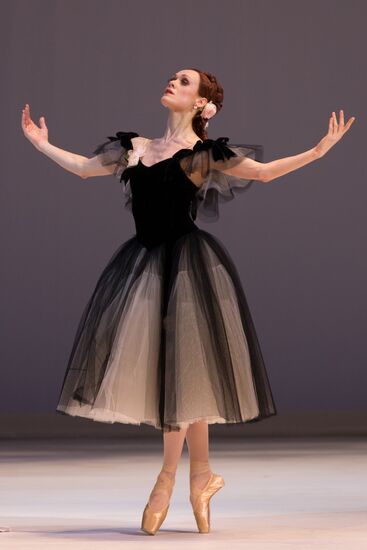 Rehearsing one act ballet "Marguerite and Armand" at Mariinsky Theater