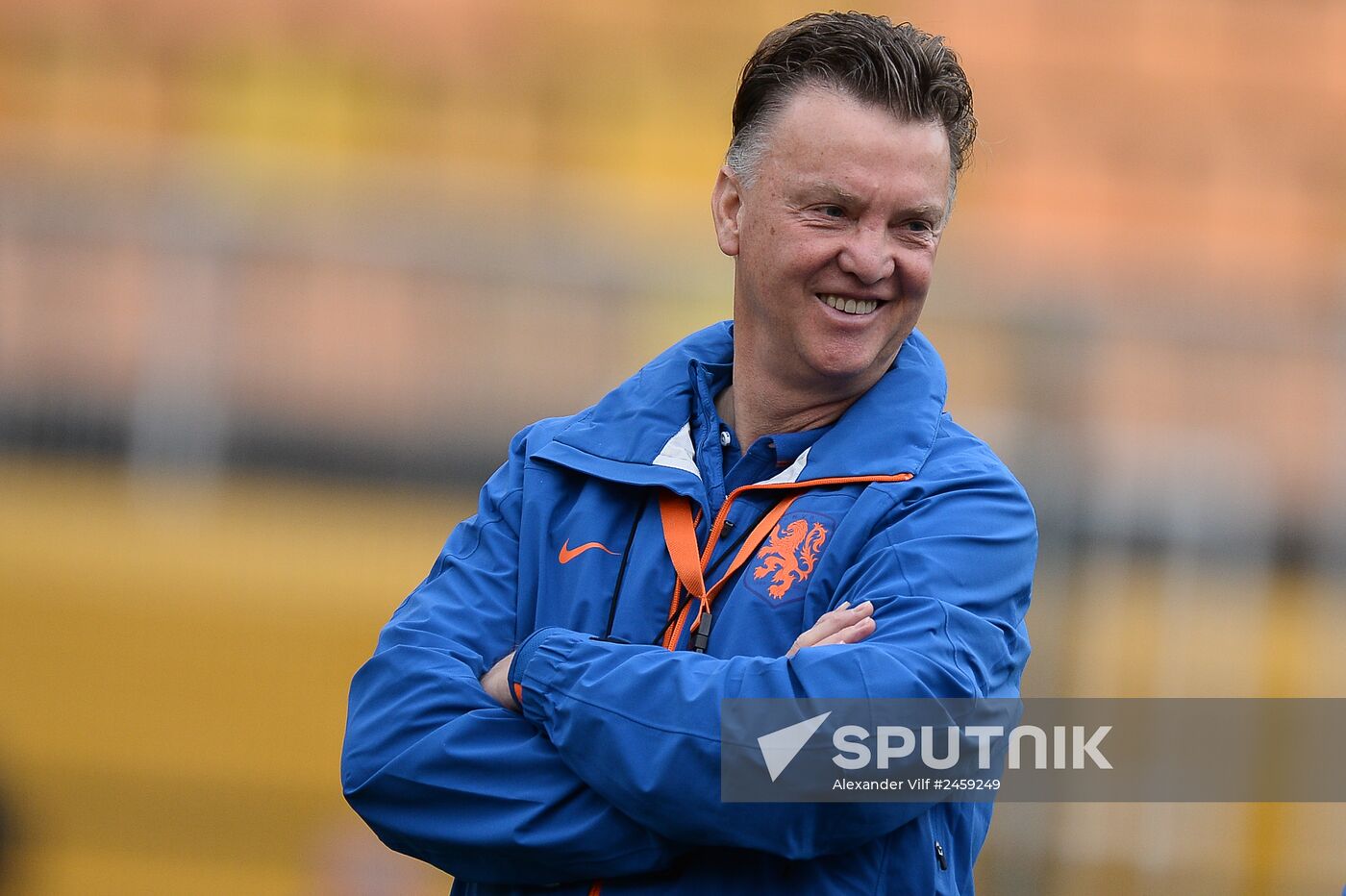 Football. FIFA World Cup. Dutch team training session