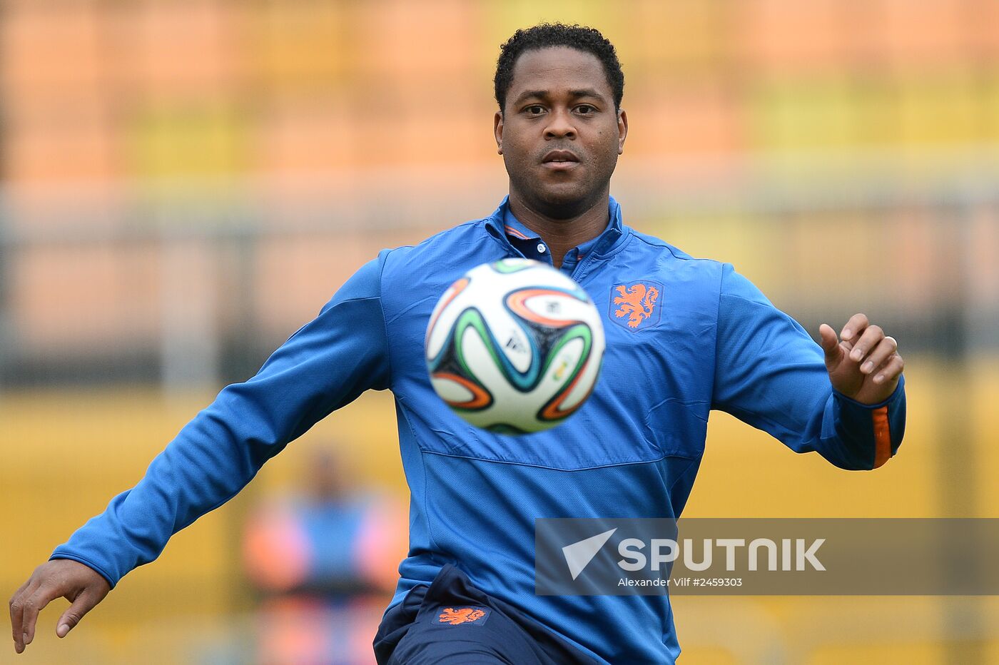Football. FIFA World Cup. Dutch team training session
