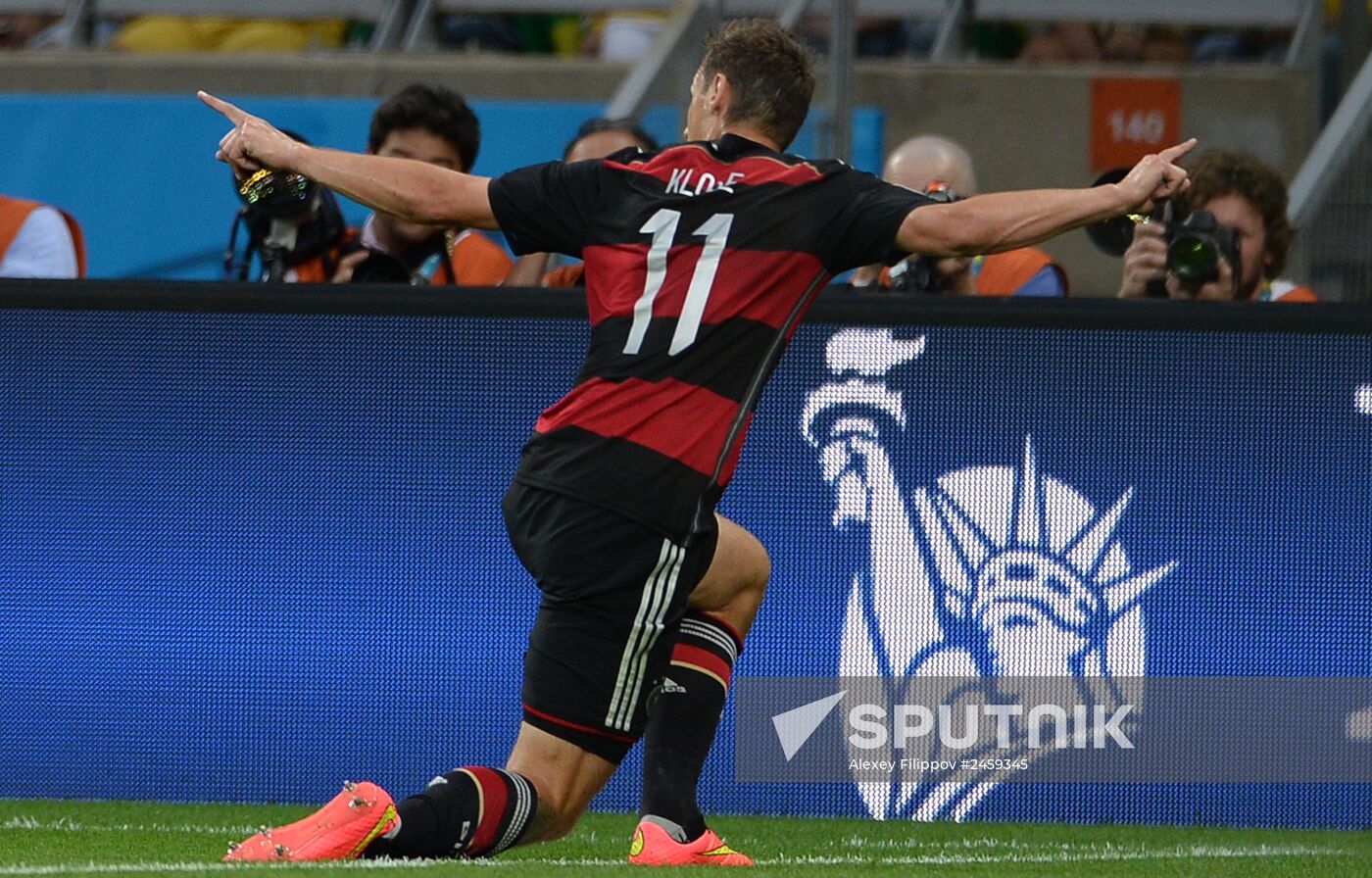 Football. 2014 World Cup. Brazil vs. Germany