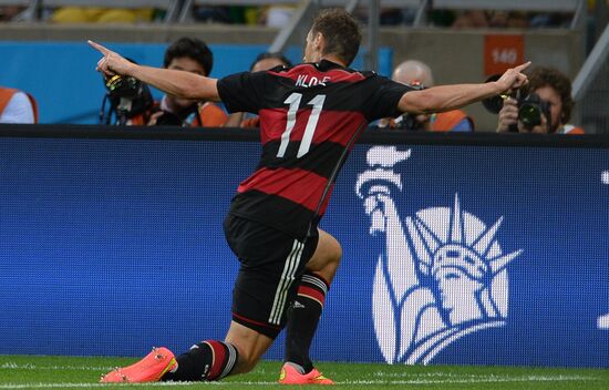 Football. 2014 World Cup. Brazil vs. Germany