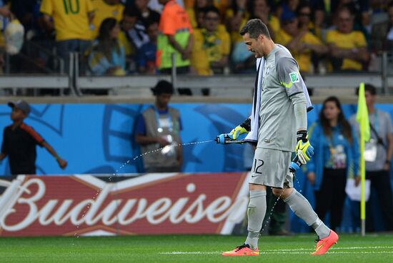 Football. 2014 World Cup. Brazil vs. Germany