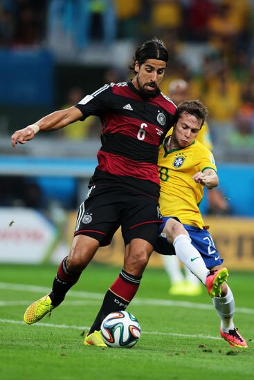 Football. 2014 World Cup. Brazil vs. Germany