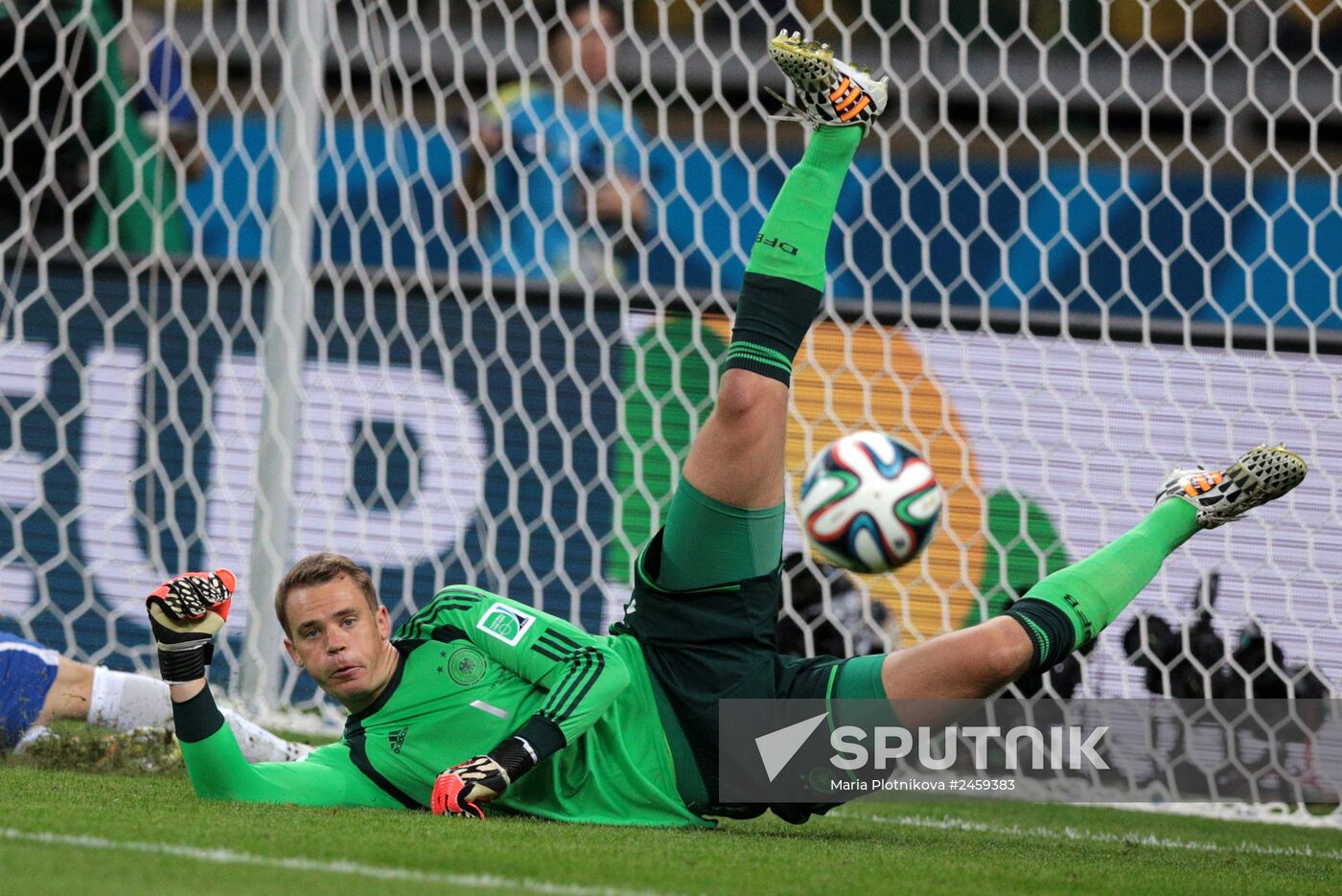 Football. 2014 World Cup. Brazil vs. Germany