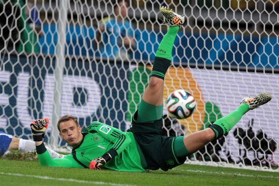 Football. 2014 World Cup. Brazil vs. Germany