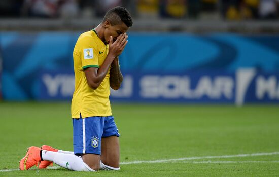 Football. 2014 World Cup. Brazil vs. Germany