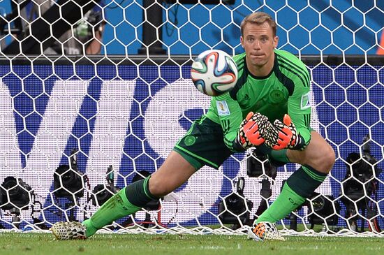 Football. 2014 World Cup. Brazil vs. Germany