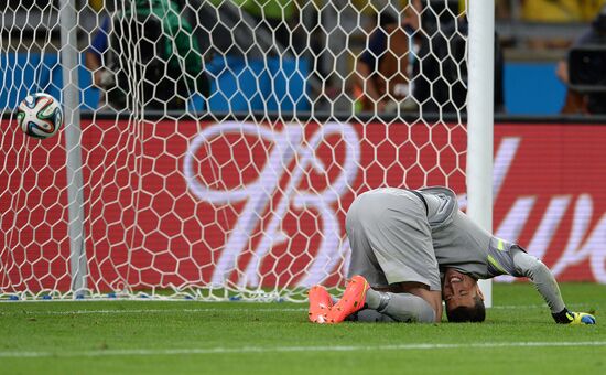 Football. 2014 World Cup. Brazil vs. Germany