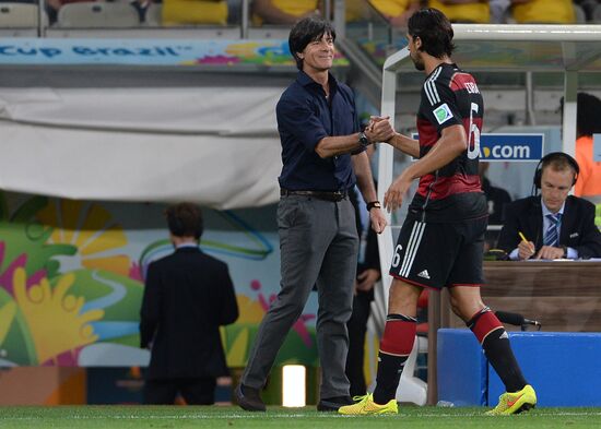 Football. 2014 World Cup. Brazil vs. Germany